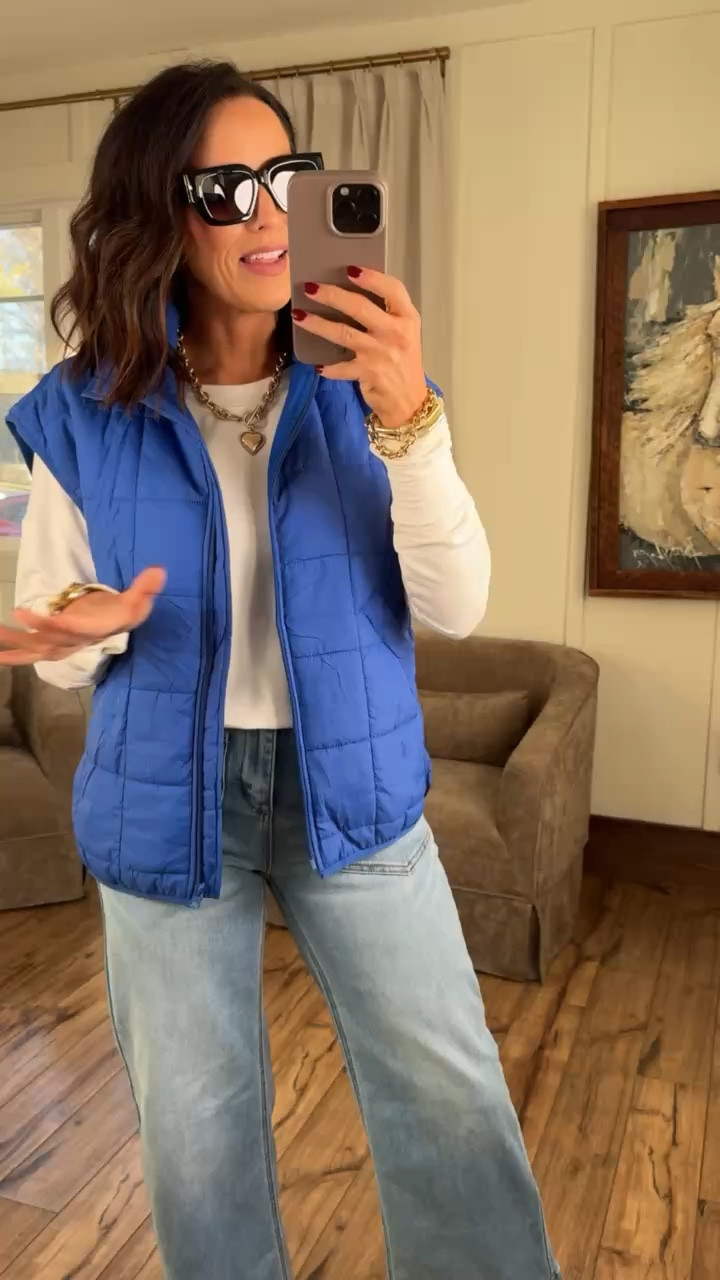 The cutest spring blue, y'all! I’m loving this Amazon puffer vest moment. Perfect for everyday wear and the style is so chic! Mom approved outfit teacher style spring colors blue vest cute style outfits mom life cute casual jeans Amazon finds busy mom cute outfit cute finds VintagePickin 

#LTKootd #LTKdayinmylife #LTKmomlife