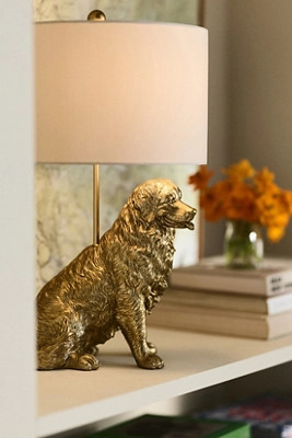 The Icon Table Lamp: Dog Edition | Anthropologie (US)