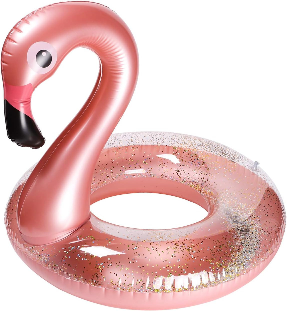 GROBRO7 2Pack Inflatable Flamingo Pool Float Flamingo Drink Holder Set Elegant Vinyl Swimming Floaty | Amazon (US)