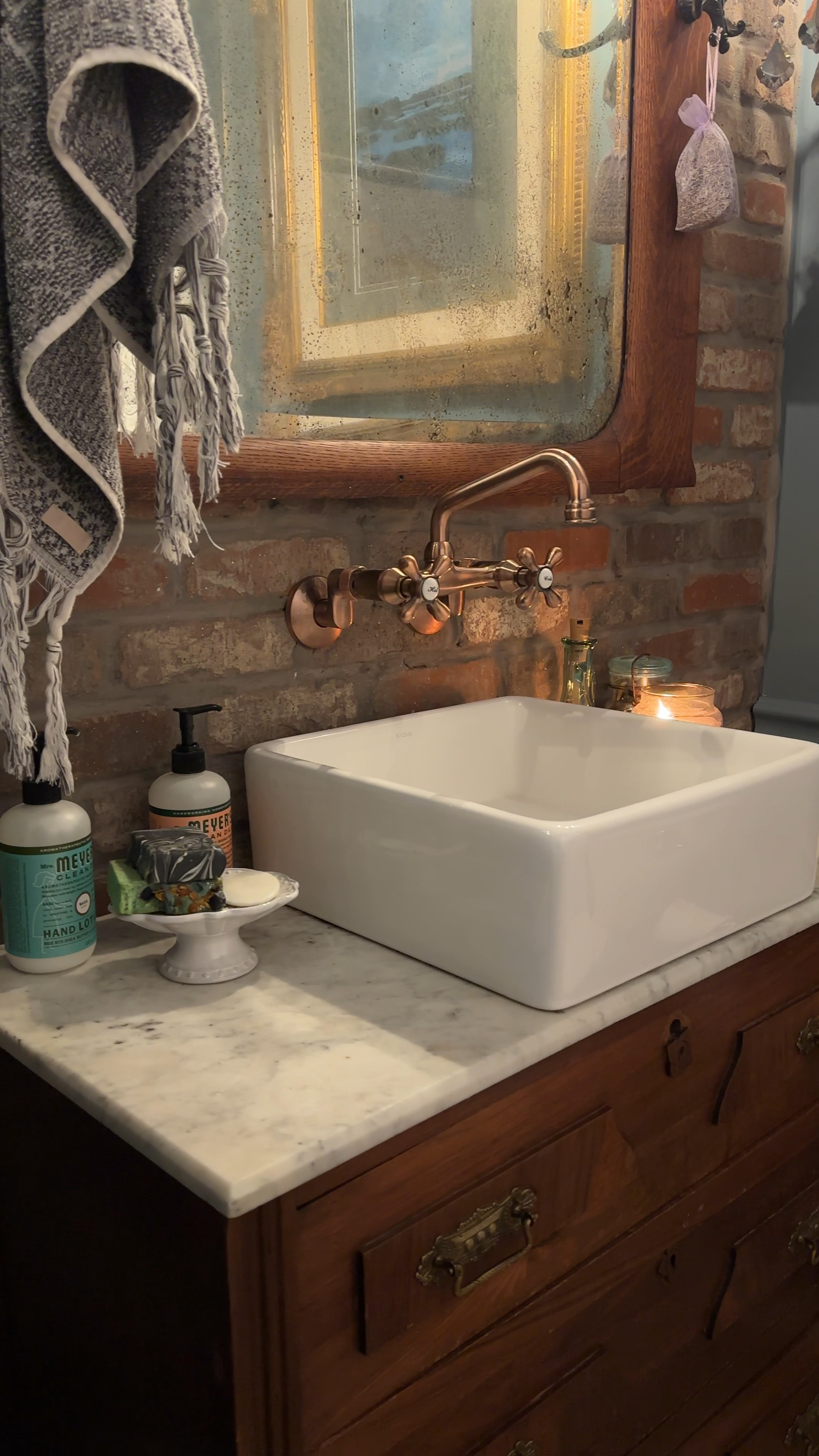 The powder room is such an opportunity for going all the way with your signature design style:
Small spaces can pack a punch dollar wise because of their small footprint.
This is your sign to go all the way with it 🥰

#LTKhome #LTKfamily #LTKVideo