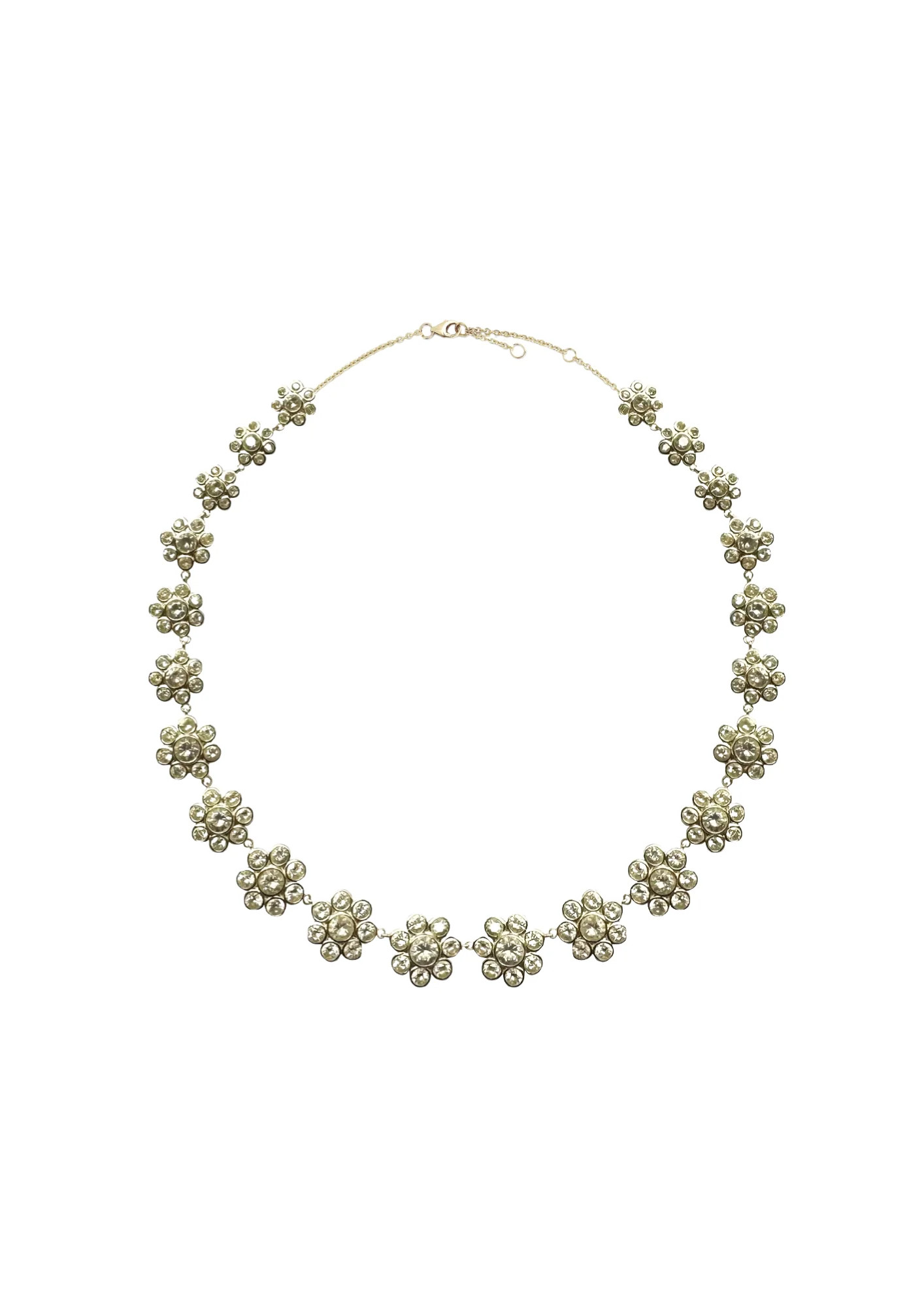 Pre Order: Bezel Flower Necklace | Nicola Bathie Jewelry