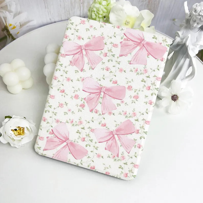 Pink Bow 2024 Kindle Case for Kindle Paperwhite 12th 11th 10th,kpw6 Case, Personalized Kindle Pap... | Etsy (US)