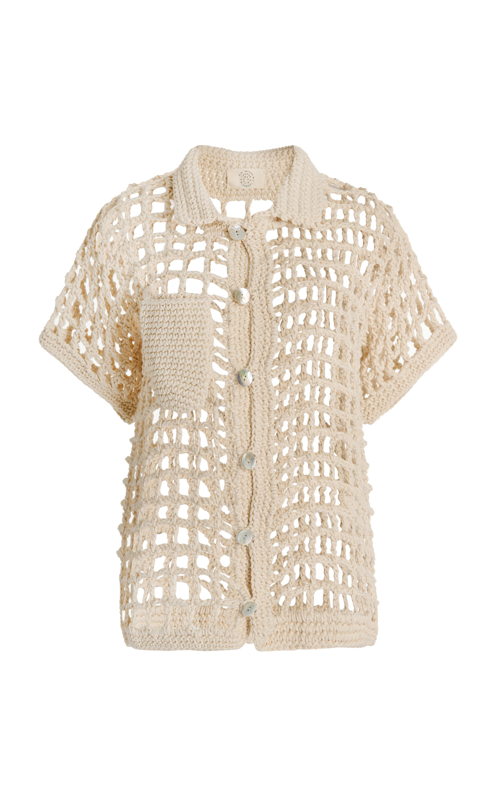 Exclusive Sessa Crochet Cotton Shirt | Moda Operandi (Global)