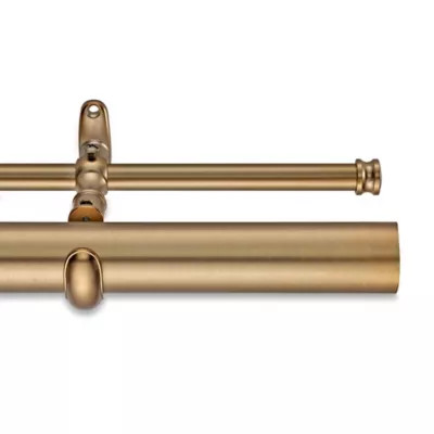 Cambria® Estate Double Curtain Rod in Warm Gold | Bed Bath & Beyond | Bed Bath & Beyond