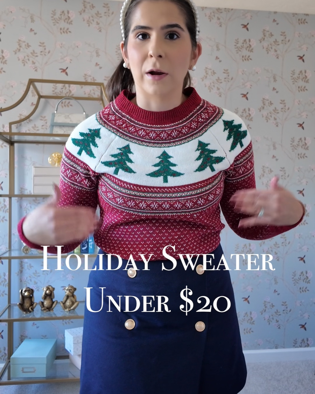 Under $20 holiday sweater from Walmart! So cute! 

#LTKFindsUnder50 #LTKSeasonal #LTKHoliday