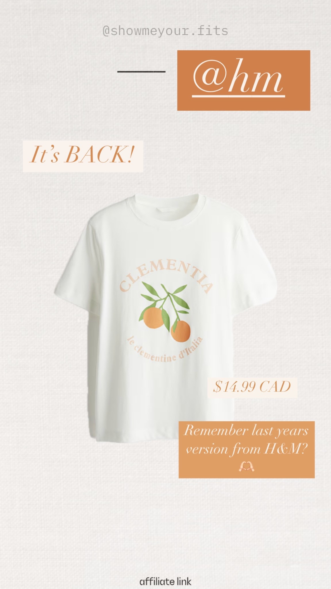 Remember last years versions from H&M? It’s BACK! Last year it sold out… go!

#LTKspring #LTKsale #LTKstyletip