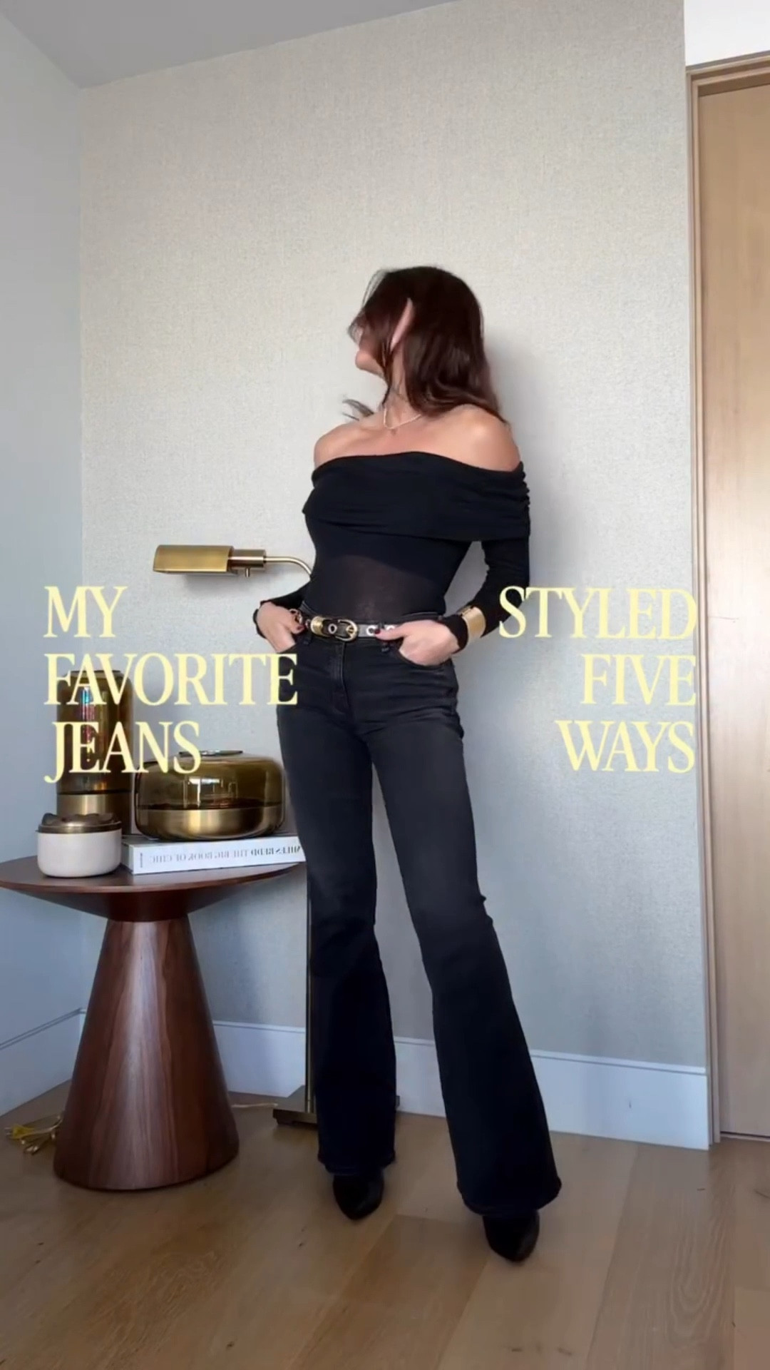 Styling my absolute favorite pair of black jeans 5 different ways👖🖤

(wearing size 25 but wish I sized down).

#LTKSeasonal #LTKgrwm #LTKootd