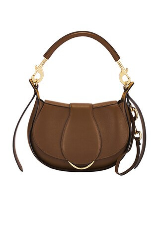 Chloe Ride Shoulder Bag in Dark Khaki - Brown. Size all. | FWRD 