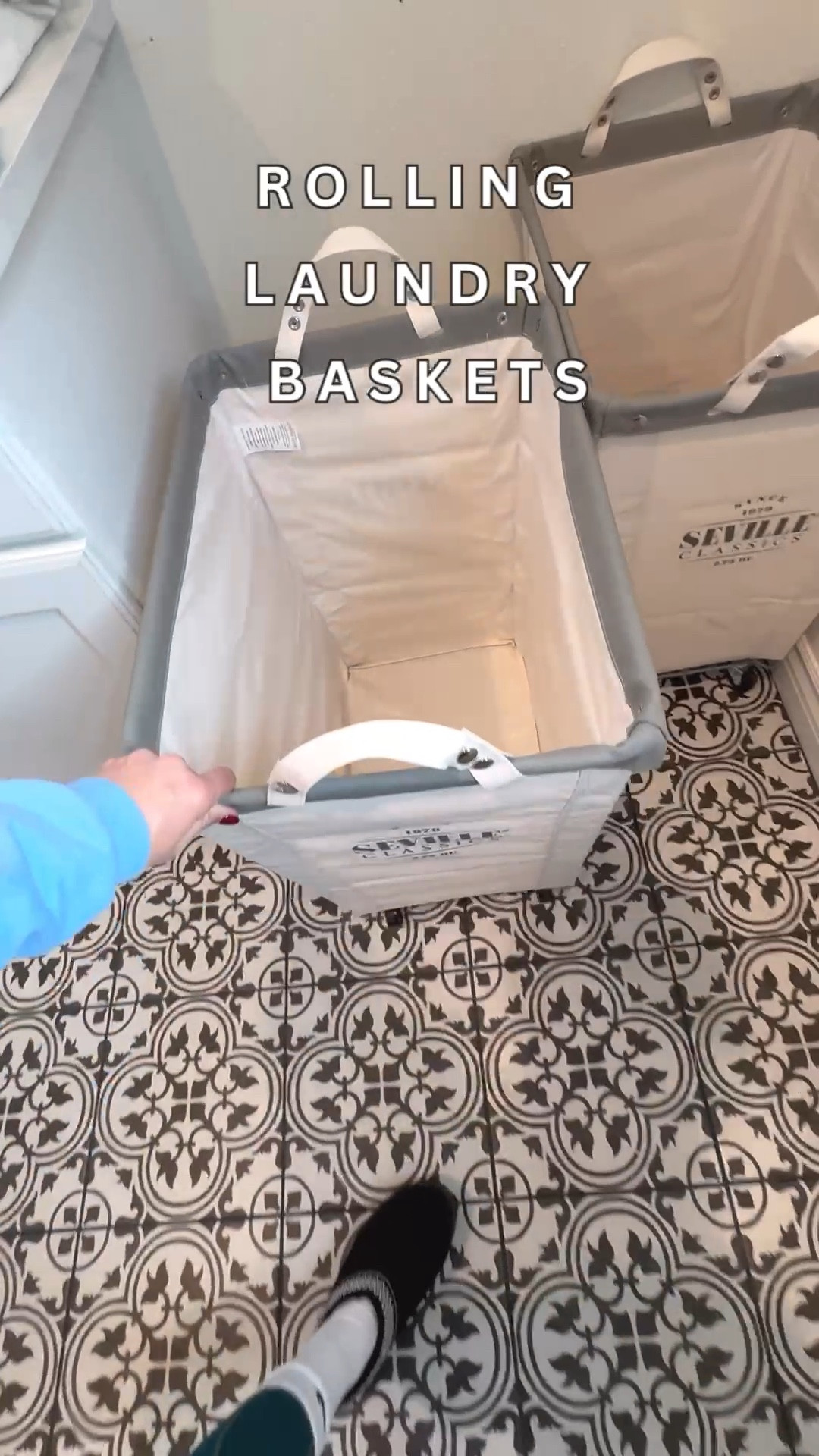I love these rolling laundry baskets I got for my laundry room! I have been eyeing ones similar at The Container Store for years, but the price was just to steep for me! 

I was super excited when I found this affordable option! 

I love that the outside of the fabric is a canvas material but the inside is coated so that you can get them wet or wipe them out. 

You can find these at a few different stores (linked below). I bought mine online from Sam's Club. Did you know that you can shop online at Sam’s Club without a membership? You will have to pay a 10% surcharge if you shop from Sam’s Club without a membership. 

ps- Sams Club has lots of great products in their stores and online! Also their yearly memberships are very affordable!! 

#LTKFindsUnder50 #LTKFamily #LTKHome