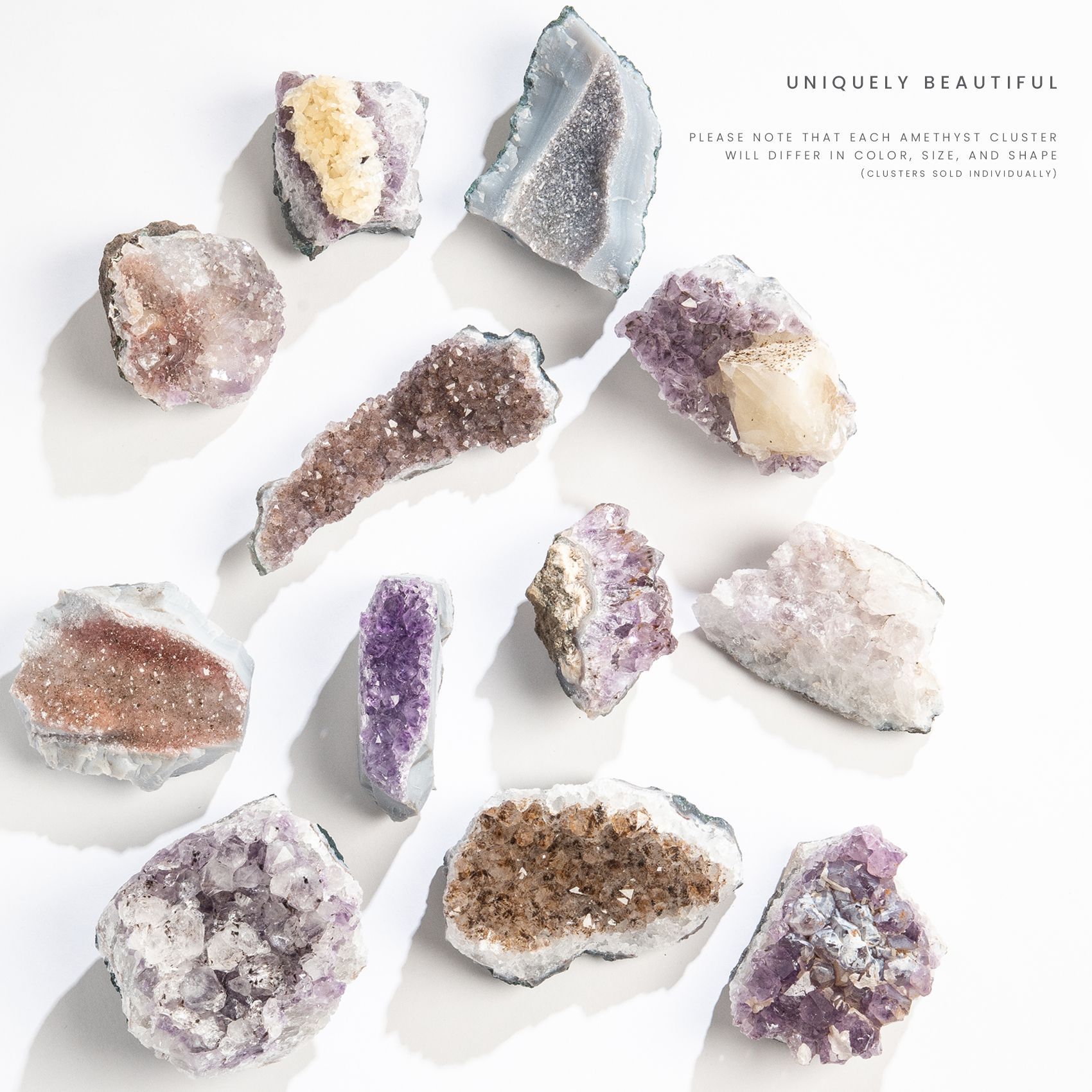 Amethyst Crystal Clusters | Shoppe Geo | Shoppe Geo