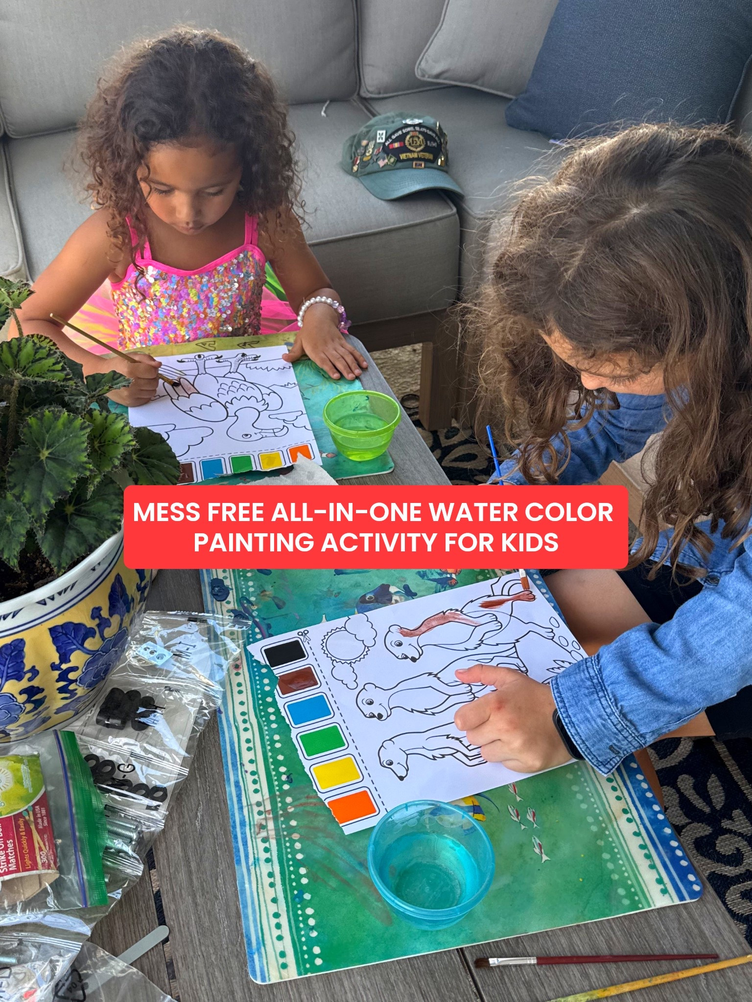 This little Sunday activity is definitely keeping the kids busy! I love the fact that this watercolor paint set is all in one. Each sheet of paper has the dry paint along with the picture printed for kids to easily paint in sections. I’ve included some of my favorite messfree paint, activities, and arts and crafts for toddlers and little kids.  ￼
I love Melissa and Doug and Crayola, along with some other brands on Amazon and Walmart. 
I’ve also attached some of my favorite outdoor activities since spring time is around the corner! ￼
Painting. Coloring. Drawing. Learning. Educational. Stem. nontoxic. 

#LTKKids #LTKSaleAlert #LTKmomlife