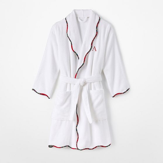 Hydrocotton Scalloped Bath Robe | Mark and Graham