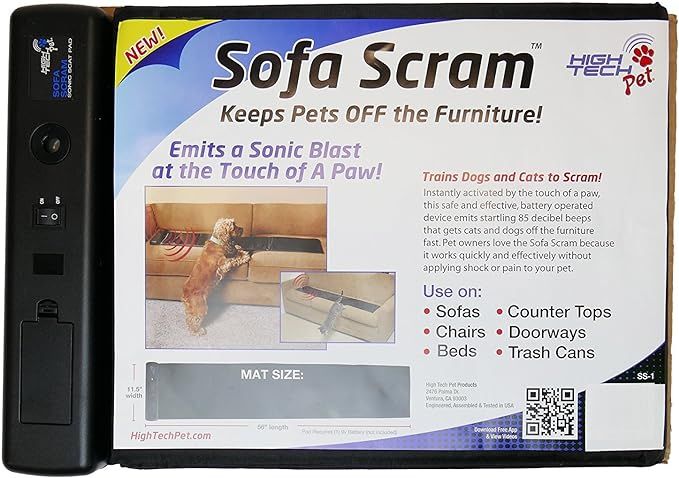 High Tech Pet Sofa Scram Pad Pet Deterrent by High Tech Pet Products | Amazon (US)