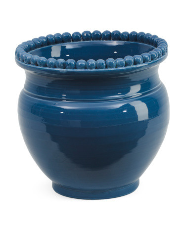 8x10 Handmade Dot Edge Ceramic Planter | Marshalls