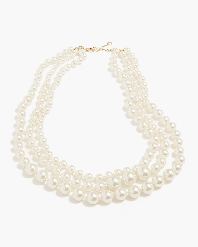 Pearl layering necklace | J.Crew Factory