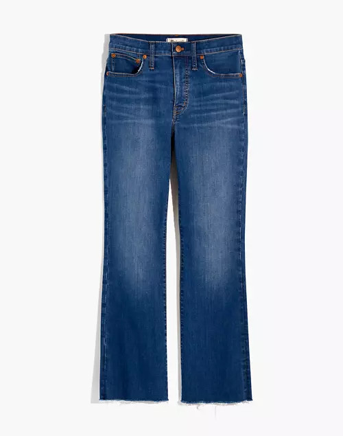 Tall Cali Demi-Boot Jeans in Preston Wash: Raw-Hem Edition | Madewell