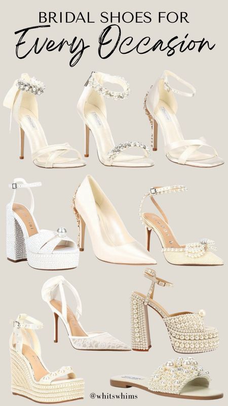 Bridal shoes for every occasion!! 

White heel 
White pumps 
wedding shoes 
Shoe crush 
Wedding 
Bride 
Bachelorette 

#LTKWedding #LTKStyleTip #LTKShoeCrush