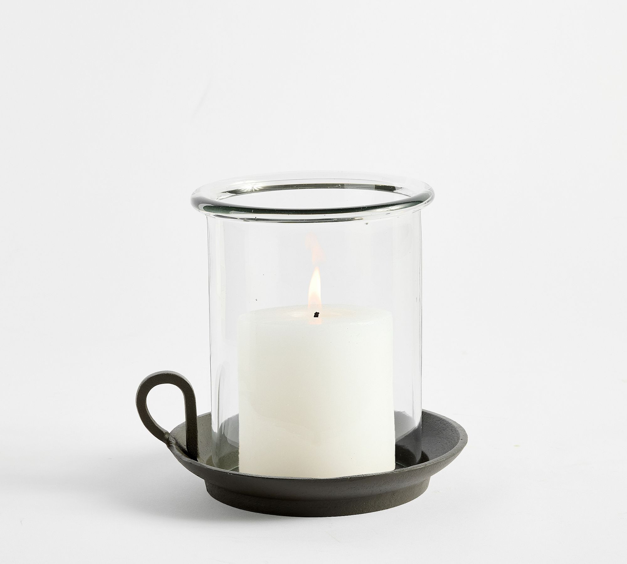 Chamberstick Hurricane Candle Holder | Pottery Barn (US)