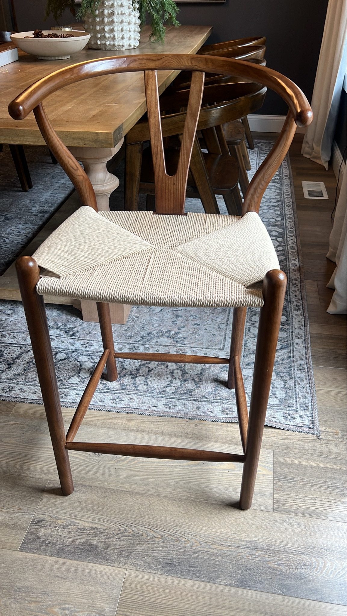 Kitchen stools I ordered but weren’t tall enough for my home. They are counter height. I needed bar height. Linked the ones from Eternity Modern plus a more affordable option on Amazon. 