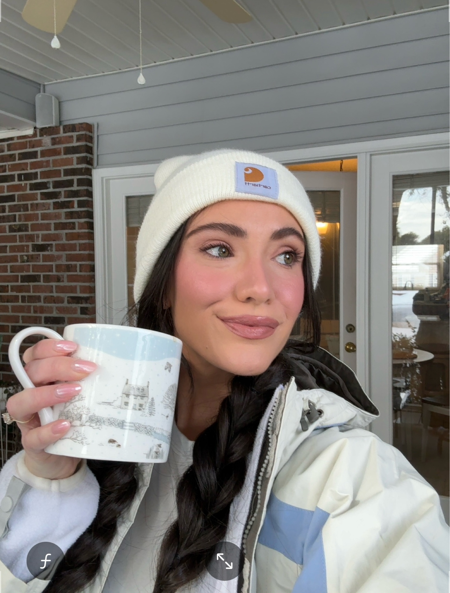 Winter makeup look! Or snow day makeup look. Or “I’m cold” viral look! Linking all products used 🤍❄️☺️ 
Start with la roche posay moisturizer. Then mix foundation with vanicream moisturizer- gives a perfect glow! The saie blush color is Chilly (sold out at sephora so I added from saie’s website too). 

#LTKSeasonal #LTKBeauty