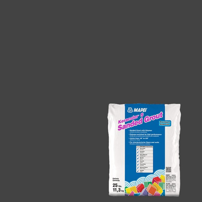 MAPEI Keracolor Black #5015 Sanded Grout (25-lb) | Lowe's