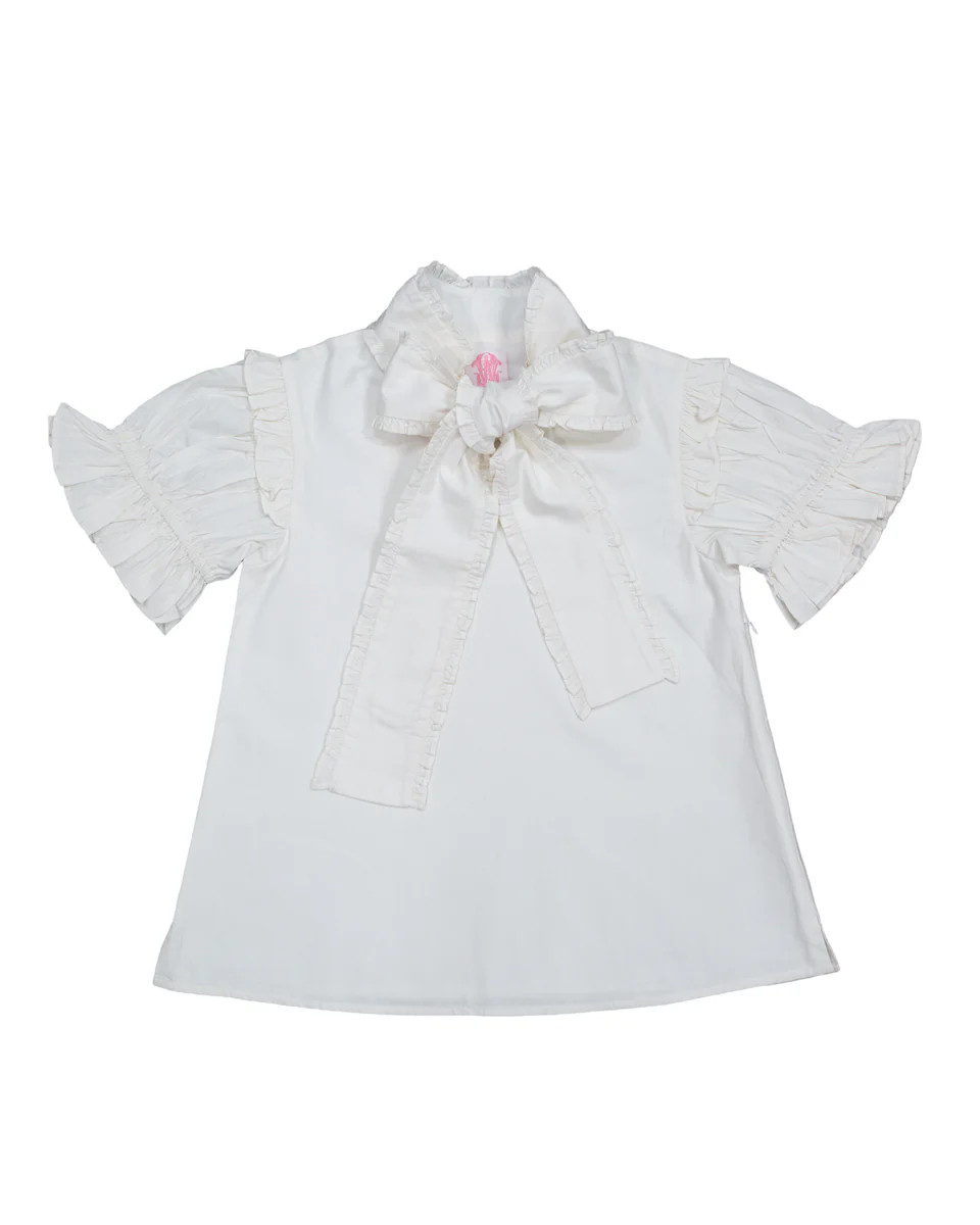 Josie Top in white | Elizabeth Wilson Designs