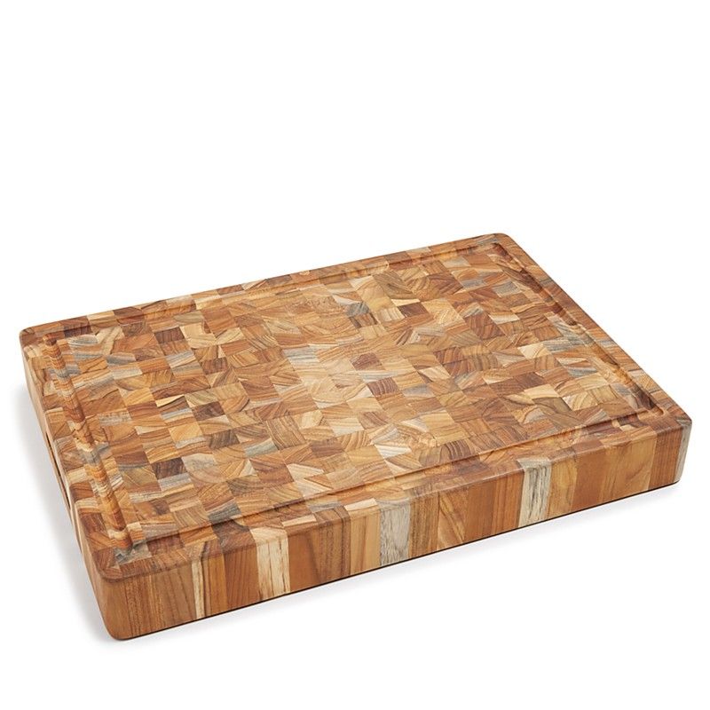 Teakhaus by Proteak Butcher Block Rectangle End-Grain Cutting Board with Hand Grip and Juice Canal | Bloomingdale's (CA)