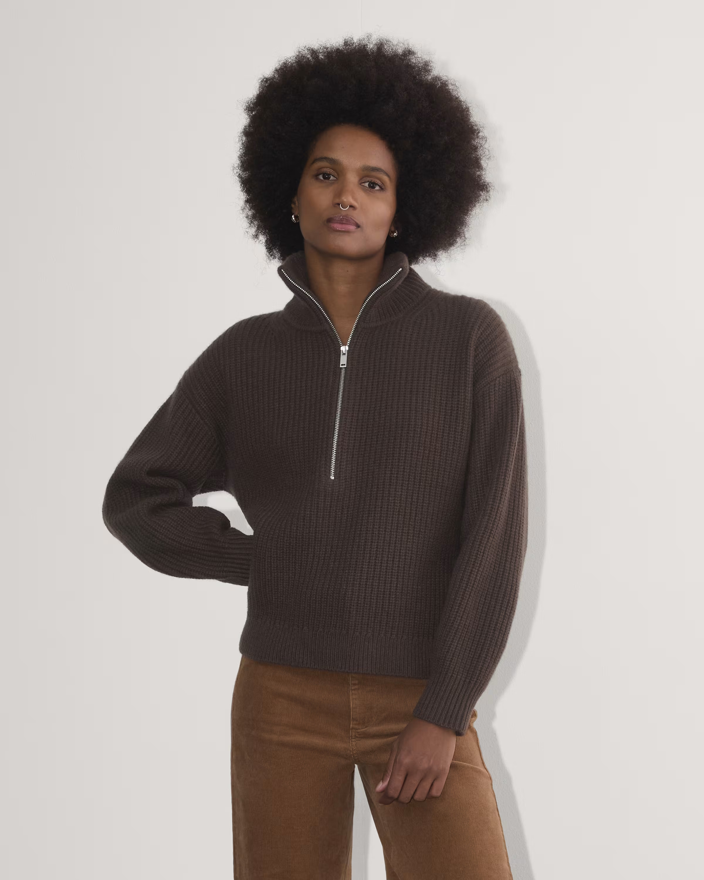 The Half-Zip Sweater in Luxe Merino | Everlane