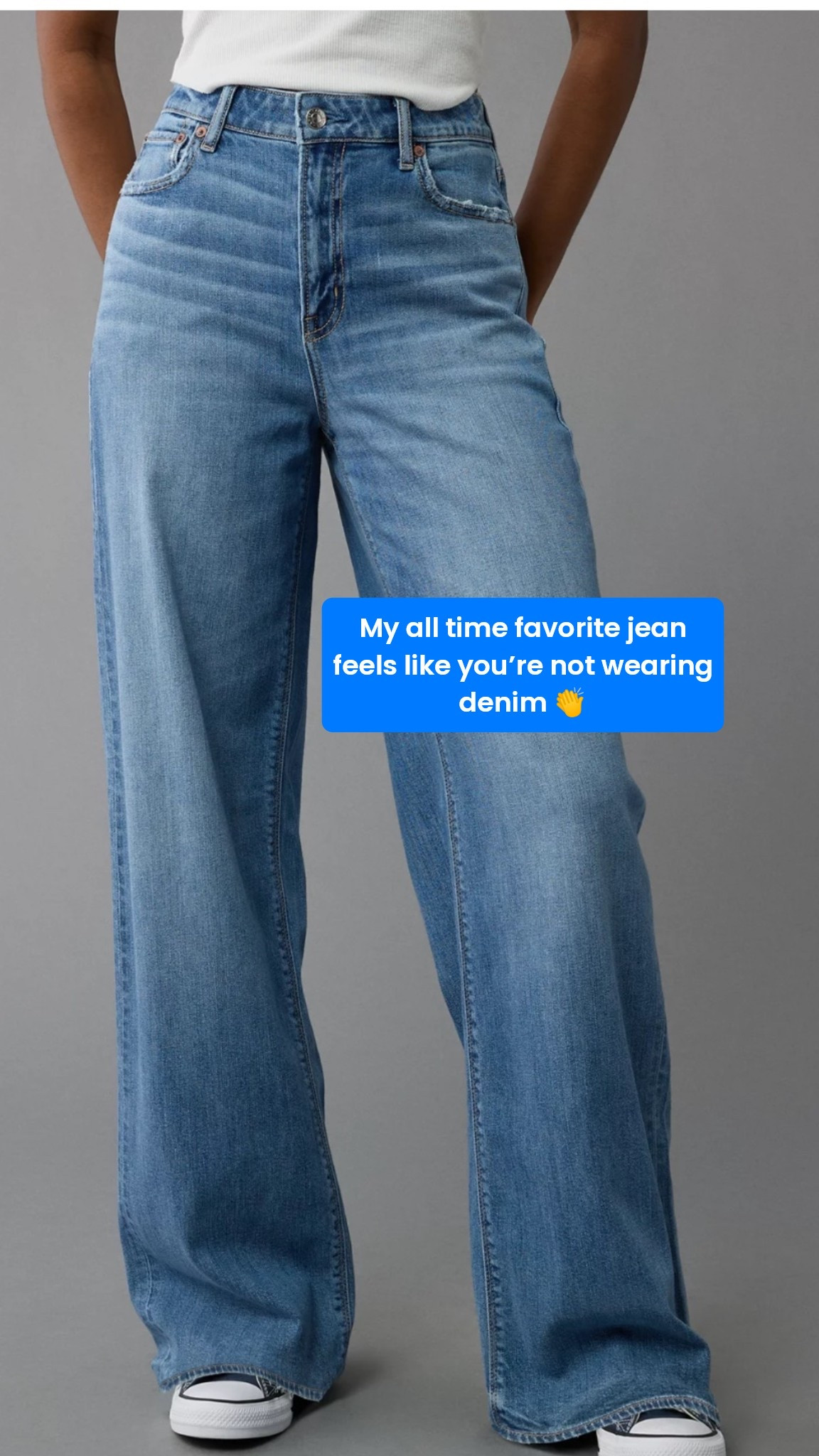 jeans so good you won’t even realize they’re denim 👖 

Got 2 pairs of these ✨ I sized down in these because they are stretchy but may also be fine with TTS! 

5’4’’ I have short and regular length, I like the regular length for myself better! (Simply preference) 

Casual | denim | relaxed | jeans that feel like you’re wearing sweats | American eagle | sale | fall | winter | spring | summer | mon style | basic style | elevated basics | wardrobe staples | stylist approved | mom approved | Sahm 

#LTKGiftGuide #LTKFindsUnder100 #LTKmomlife