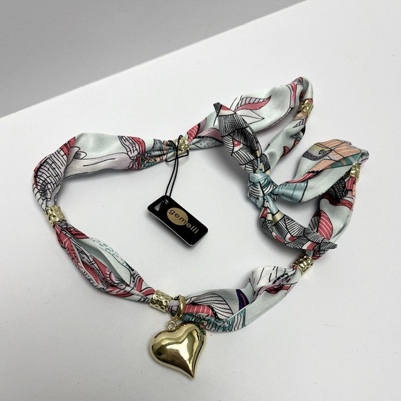 NWT ⚜️🩵⚜️ Piper K adjustable scarf necklace | Poshmark