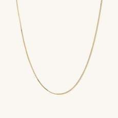 Baby Box Chain Necklace | Mejuri (Global)