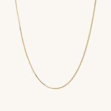 Baby Box Chain Necklace - $195 | Mejuri (Global)