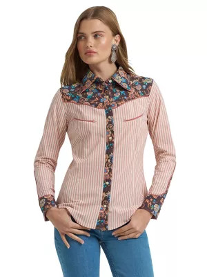 Wrangler x Lainey Wilson Women's Prarie Print Snap Shirt | Tractor Supply