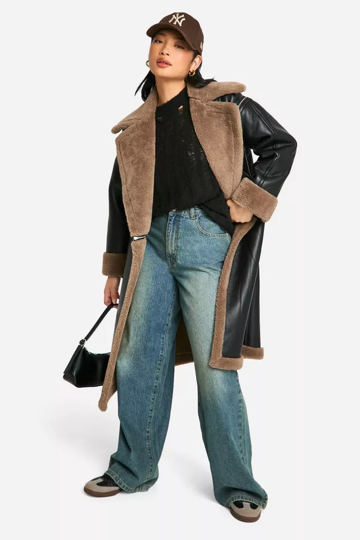 Petite 4 In 1 Detachable Aviator | boohoo (US & Canada)