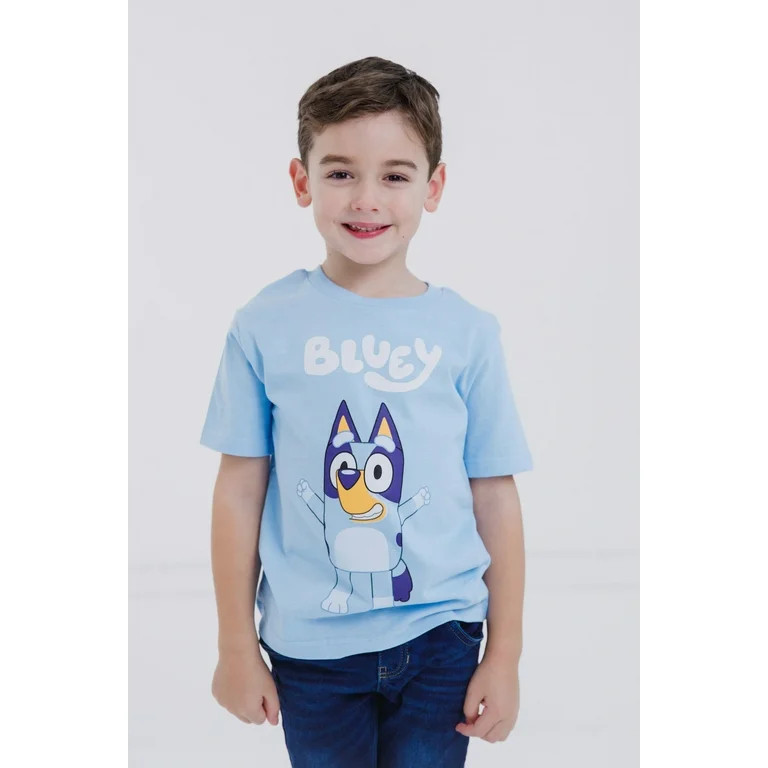Bluey Toddler Boys Matching Family T-Shirt Toddler to Big Kid | Walmart (US)