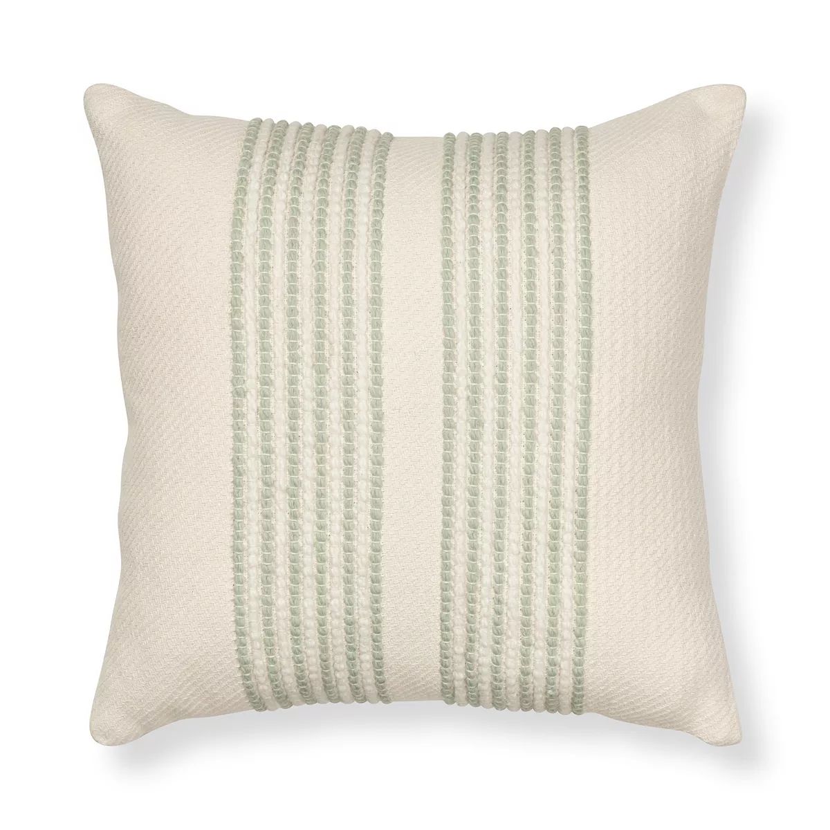 Sonoma Goods For Life® 18x18 Center Stripe Aqua Decorative Pillow | Kohl's
