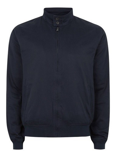 Mens Navy Harrington Jacket | Topman US