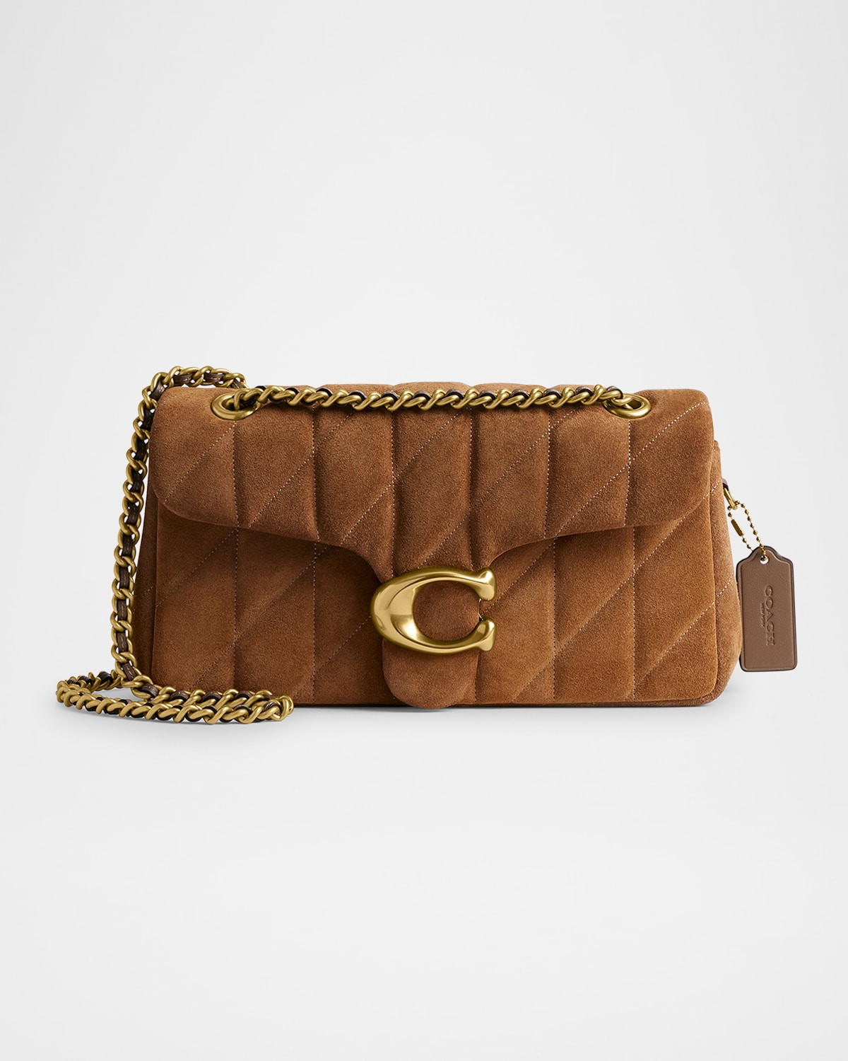 Tabby 26 Quilted Suede Shoulder Bag | Neiman Marcus