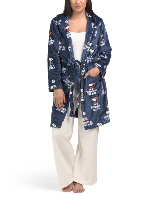 Snoopy Cuddly Cozy Robe | TJ Maxx
