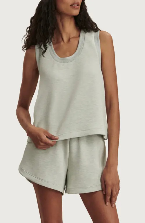 Varley Cambrie Scoop Neck Tank in Mint Green Marl at Nordstrom, Size Small | Nordstrom