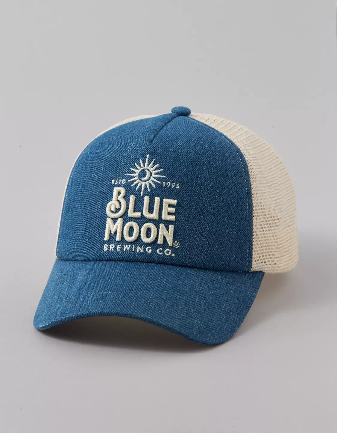 AE Blue Moon Trucker Hat | American Eagle Outfitters (US & CA)