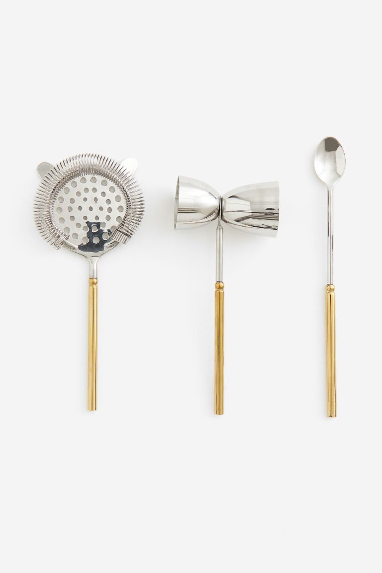 Cocktail Set - Silver-colored - Home All | H&M US | H&M (US + CA)