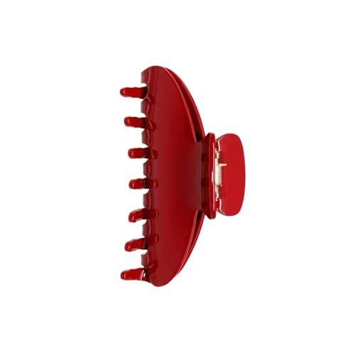 Durable Acetate Hair Clips - 4-Inch Non-Slip Clips for Fine and Thick Hair (Red) | Amazon (US)