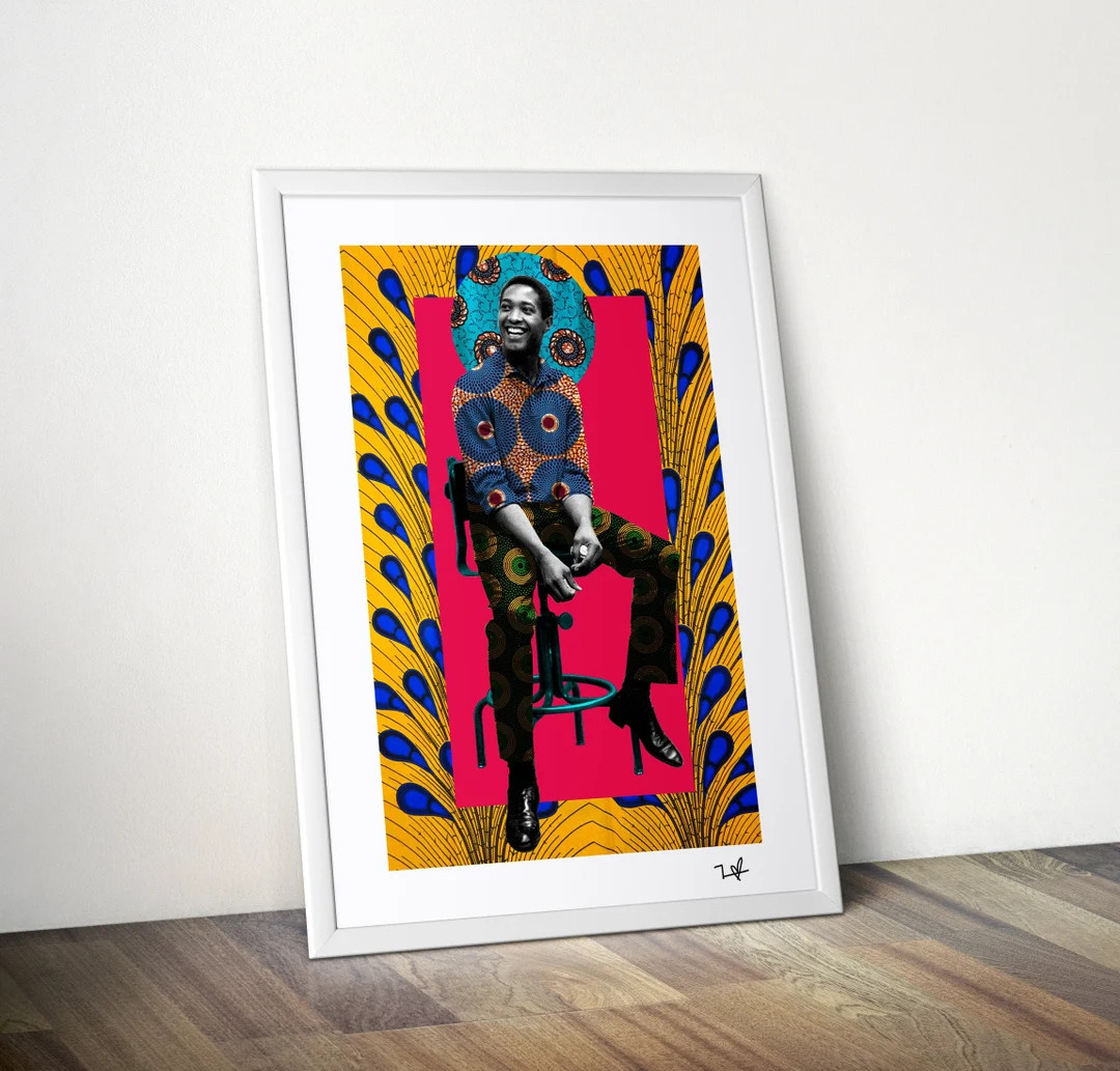 Sam Cooke - Limited Edition Print - A4 A3 A2 A1 - Digital Collage - Black Art - African Art - Ets... | Etsy (US)