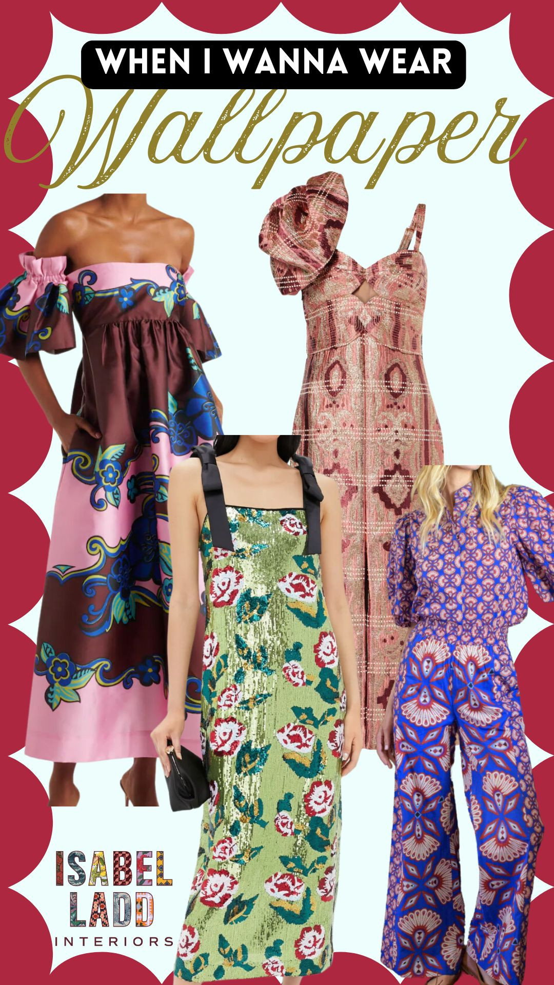 When I WANNA Wear WALLPAPER  

 #LTKParties #LTKStyleTip #LTKWedding