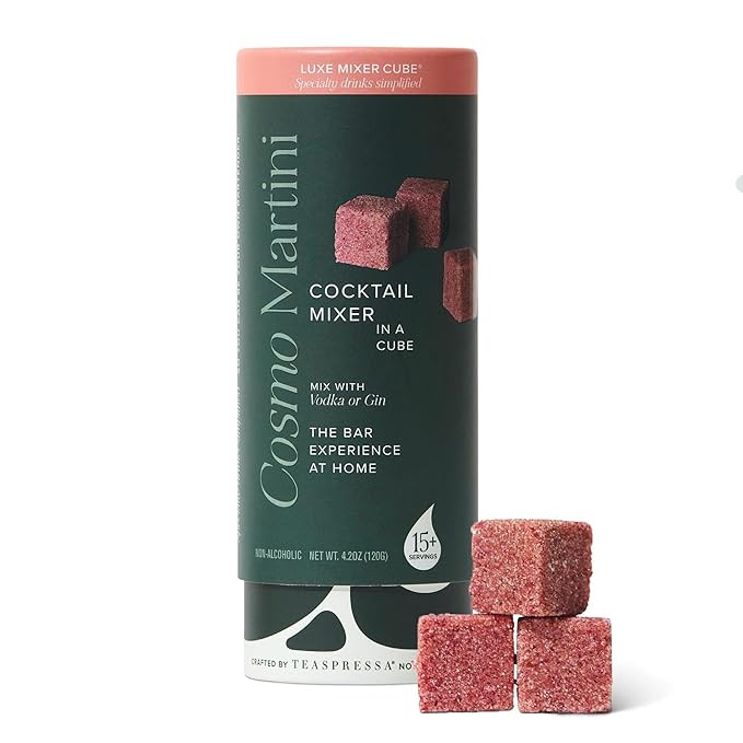 LUXE Mixology Cosmopolitan Martini Cocktail Mixer Cube - Craft Cocktail Mixer for Cosmo Martini's... | Amazon (US)