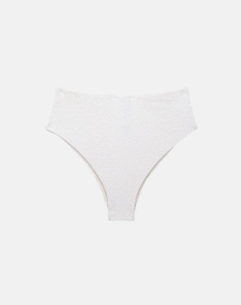 Firenze Bela Hot Pant Bottom - White | ViX Swimwear