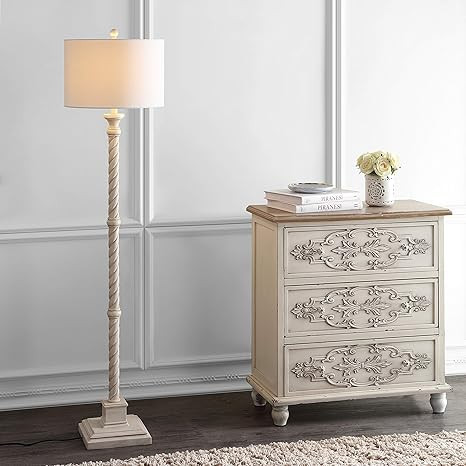 Safavieh FLL4048A Lighting Isla French Cream 60.5-inch (LED Bulb Included) Floor Lamp | Amazon (US)