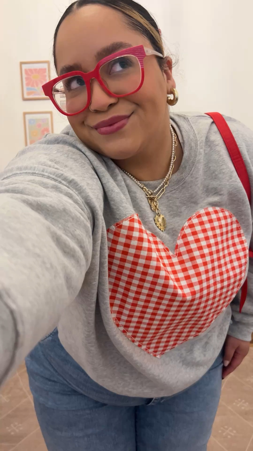 Valentine’s Day outfit 
Sweater XL
Jeans 16 

#LTKPlusSize #LTKFindsUnder50 #LTKStyleTip