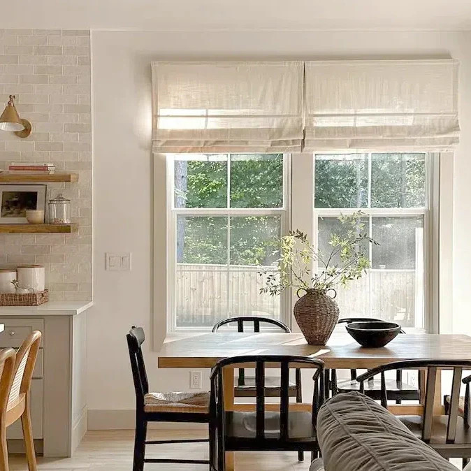 Motorized Roman Shade Cordless | TWOPAGES